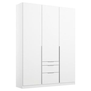 Rauch Möbel ŠATNÍ SKŘÍŇ S OTOČNÝMI DVEŘMI, bílá, 136/229/54 cm obraz
