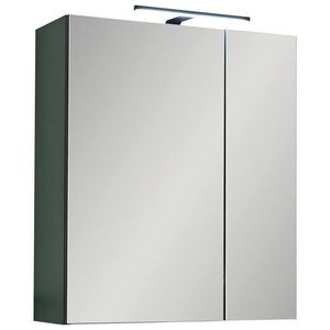 MID.YOU ZRCADLOVÁ SKŘÍŇKA, zelená, černá, 60/70/23 cm obraz