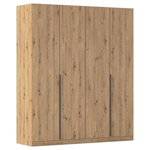 Rauch Möbel ŠATNÍ SKŘÍŇ S OTOČNÝMI DVEŘMI, tmavě šedá, dub artisan, 181/229/54 cm obraz