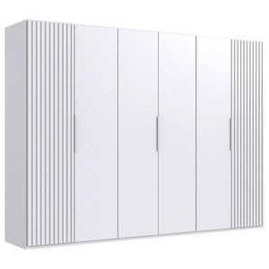 MID.YOU ŠATNÍ SKŘÍŇ S OTOČNÝMI DVEŘMI, bílá, 300/216/58 cm obraz