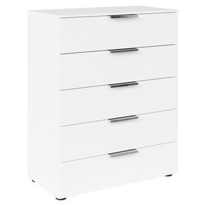 Rauch Möbel KOMODA, bílá, barvy chromu, 80/100/42 cm obraz