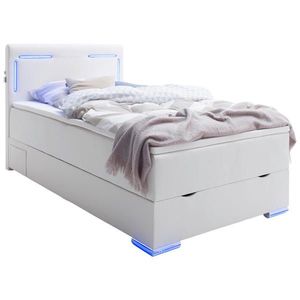 Xora POSTEL BOXSPRING, 120/200 cm, bílá obraz