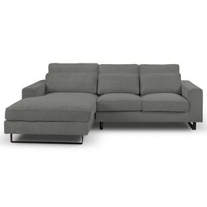 MID.YOU ROHOVÁ SEDAČKA, textil, šedá obraz