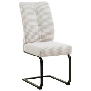 Carryhome HOUPACÍ ŽIDLE, krémová, černá obraz