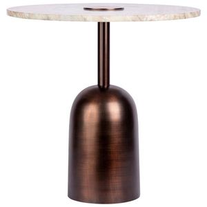 MID.YOU ODKLÁDACÍ STOLEK, hnědá obraz