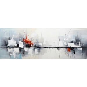 OBRAZ NA HLINÍKOVÉ DESCE, abstraktní, 140/50/2 cm obraz