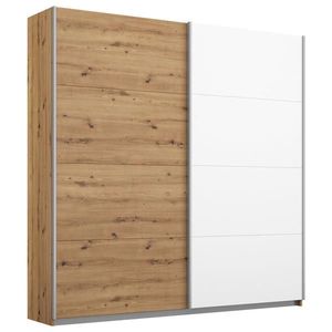 Rauch Möbel SKŘÍŇ S POSOUVACÍMI DVEŘMI, bílá, dub artisan, 181/197/61 cm obraz