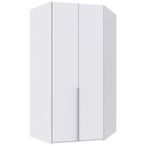 MID.YOU ROHOVÁ ŠATNÍ SKŘÍŇ, bílá, 120/236/120 cm obraz