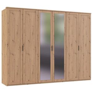 MID.YOU ŠATNÍ SKŘÍŇ S OTOČNÝMI DVEŘMI, dub artisan, 270/210/58 cm obraz