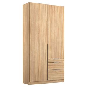 Rauch Möbel ŠATNÍ SKŘÍŇ S OTOČNÝMI DVEŘMI, Sonoma dub, 91/229/54 cm obraz