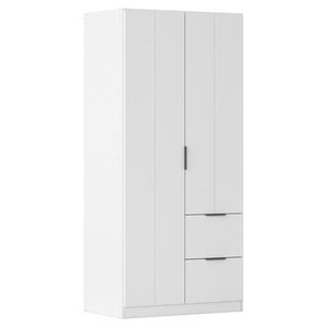 Rauch Möbel ŠATNÍ SKŘÍŇ S OTOČNÝMI DVEŘMI, bílá, 91/197/54 cm obraz