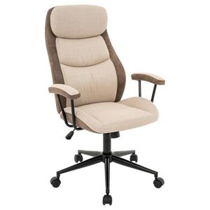 MID.YOU KANCELÁŘSKÉ KŘESLO, tkaná látka, béžová obraz
