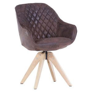 Landscape ŽIDLE S PODRUČKAMI, mikrovlákno, barvy dubu, tmavě hnědá obraz