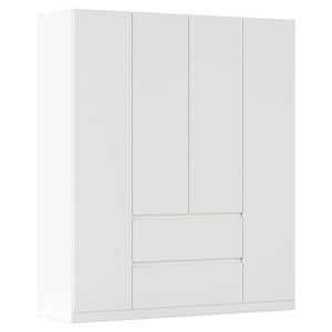 Rauch Möbel ŠATNÍ SKŘÍŇ S OTOČNÝMI DVEŘMI, bílá, 181/210/54 cm obraz