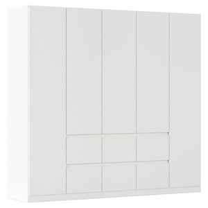 Rauch Möbel ŠATNÍ SKŘÍŇ S OTOČNÝMI DVEŘMI, bílá, 226/210/54 cm obraz