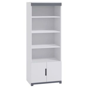 REGÁL DO DĚTSKÉHO POKOJE, šedá, bílá, 70/180, 5/44 cm obraz