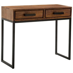 MID.YOU KONZOLOVÝ STOLEK, sheesham, barvy sheesham, 90/35, 5/76, 5 cm obraz