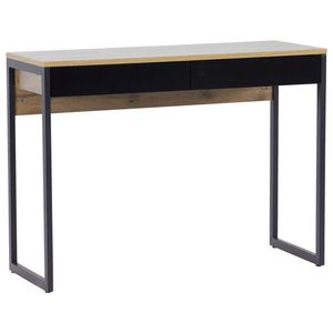 MID.YOU PSACÍ STŮL, černá, barvy dubu, 101.6/76/40 cm obraz