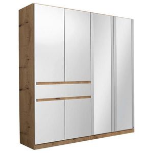 Rauch Möbel ŠATNÍ SKŘÍŇ, bílá, dub artisan, 181/197/54 cm obraz