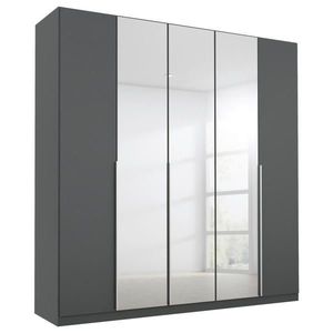 Rauch Möbel ŠATNÍ SKŘÍŇ S OTOČNÝMI DVEŘMI, šedá, barvy stříbra, 226/229/54 cm obraz