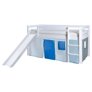 MID.YOU POSTEL S PROSTOREM NA HRANÍ, 90/200 cm bílá, světle modrá, tmavě modrá obraz