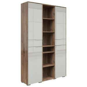 Voleo SKŘÍŇ NA ŠANONY, světle šedá, tmavý dub, 122/199/37 cm obraz