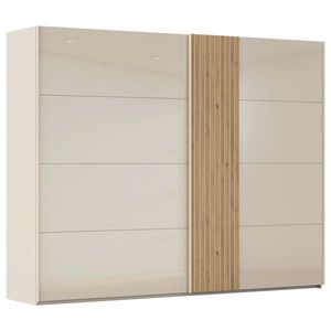 Novel SKŘÍŇ S POSOUVACÍMI DVEŘMI, barvy dubu, šampaňská, 281/223/68 cm obraz