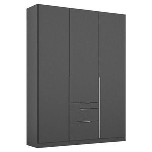 Rauch Möbel ŠATNÍ SKŘÍŇ S OTOČNÝMI DVEŘMI, šedá, 136/229/54 cm obraz