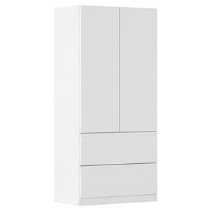 Rauch Möbel ŠATNÍ SKŘÍŇ S OTOČNÝMI DVEŘMI, bílá, 91/197/54 cm obraz