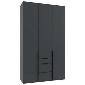 MID.YOU ŠATNÍ SKŘÍŇ S OTOČNÝMI DVEŘMI, barvy grafitu, 135/236/58 cm obraz