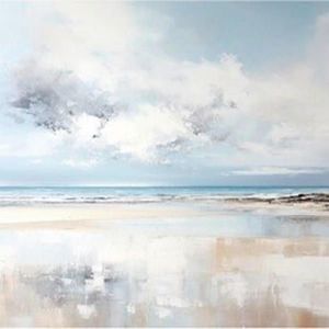 OBRAZ NA KOVU, pláž a moře, 50/50/2 cm obraz