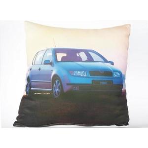 Fotopolštář, Fabia, modrá, 40 x 40 cm obraz