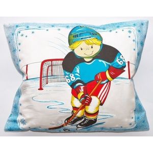Návlek na polštář - Hokejista obraz