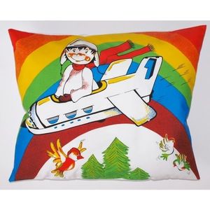 Návlek na polštář - letec obraz