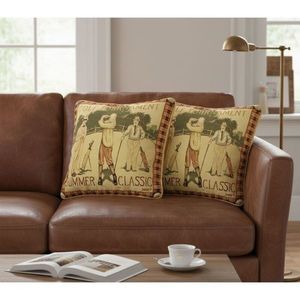 Návlek na polštář, Ornament Golf, barevný, 43 x 43 cm obraz