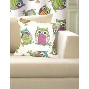 Návlek na polštář 45 x 45 cm, Sova obraz