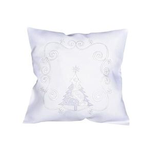 Návlek na polštář, Stromek, bílý, 40 x 40 cm obraz