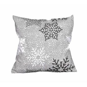 Návlek na Polštář, Vločky 1023, šedé obraz