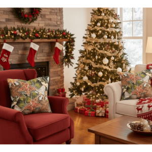 Fotonávlek, Větvičky a ozdoby, 40 x 40 cm obraz