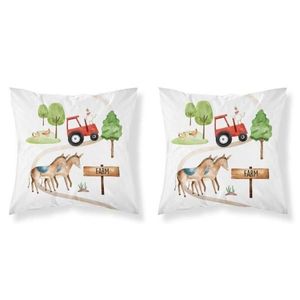 Návlek bavlněný pro děti, Veselá farma, 40 x 40 cm obraz