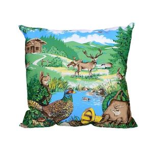 Polštář bavlněný, Myslivecký, 40 x 40 cm obraz