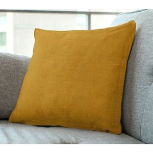 Návlek na polštář, Enjoy hořčicový č. 40, 45 x 45 cm obraz