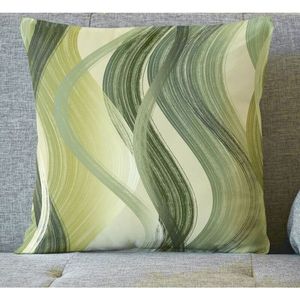 Návlek na polštář, OXY Vlny zelené, 45 x 45 cm obraz