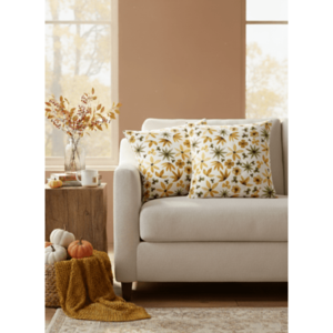 Návlek na Polštář, Podzimní listí a květy obraz