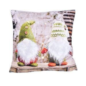 Vánoční 3D návlek, Dva trpaslíci v zeleném, 40 x 40 cm obraz