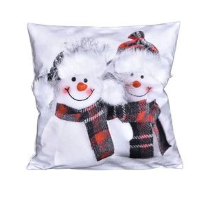Vánoční 3D návlek, Sněhuláci kamarádi, 40 x 40 cm obraz