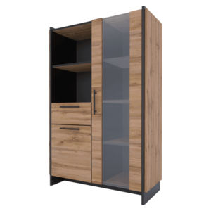 Vitrína AMONI 1D1W1S Tempo Kondela obraz