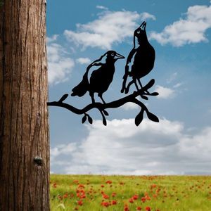 Zahradní dekorace Bird On The Branch 09 - Black obraz