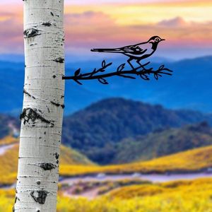 Zahradní dekorace Bird On The Branch 05 - Black obraz