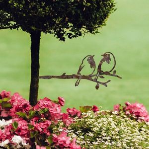 Zahradní dekorace Bird On The Branch 06 - Brown obraz